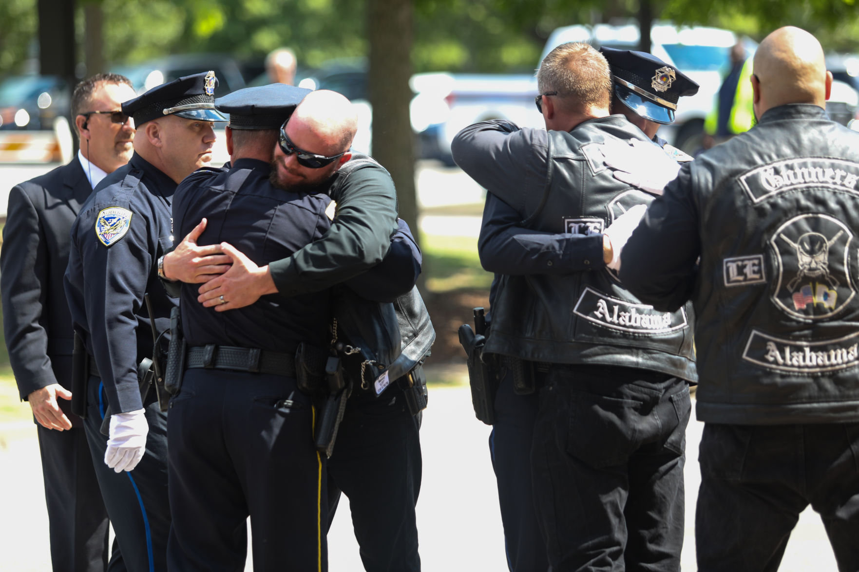Funeral service for officer William Buechner